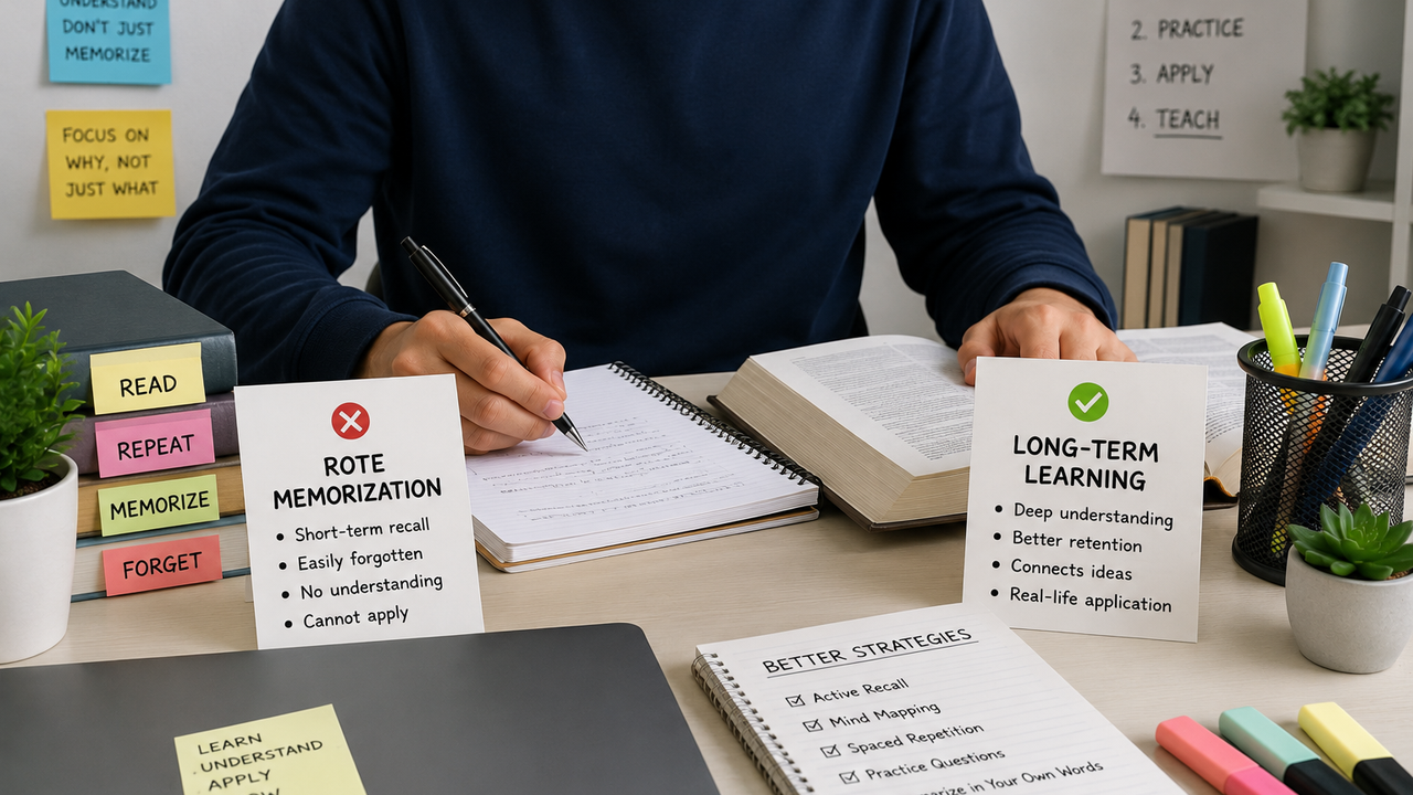 Why Rote Memorization Fails for Long-Term Learning